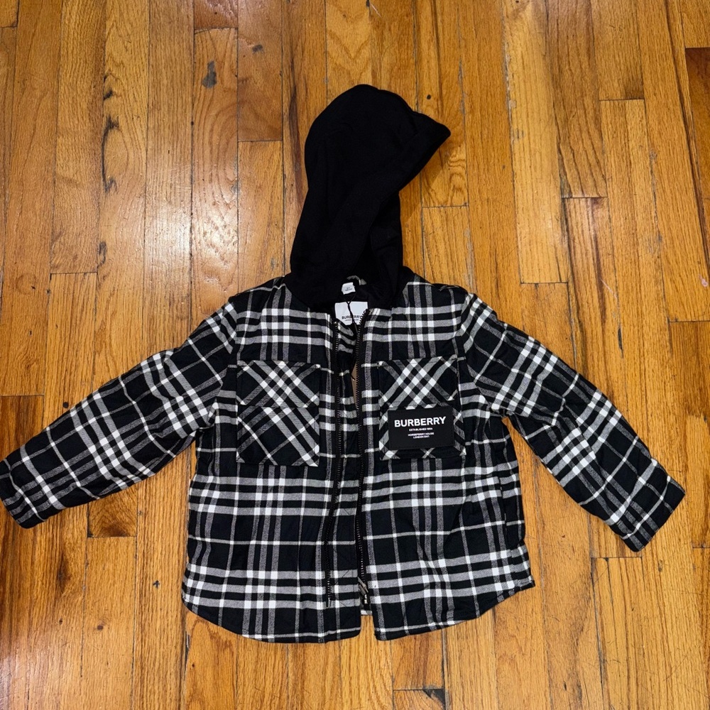 Burberry jacket with hoodie (toddlers)